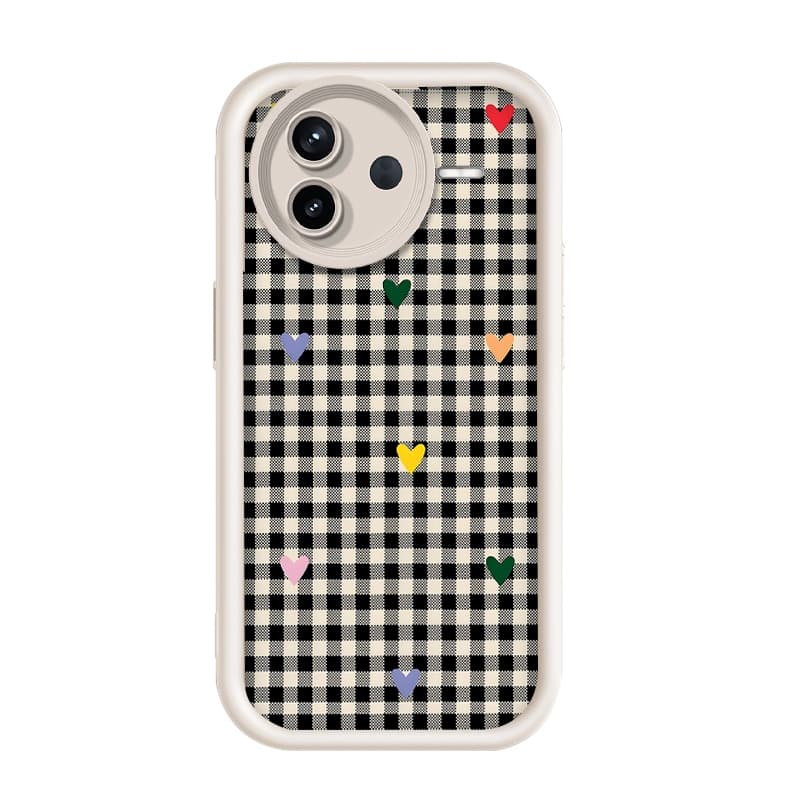 Para Xiaomi Poco F7 Ultra/Redmi K80 Pro , Imagem De Amor De Grade , Capa De Telefone De silicone Anti-Queda