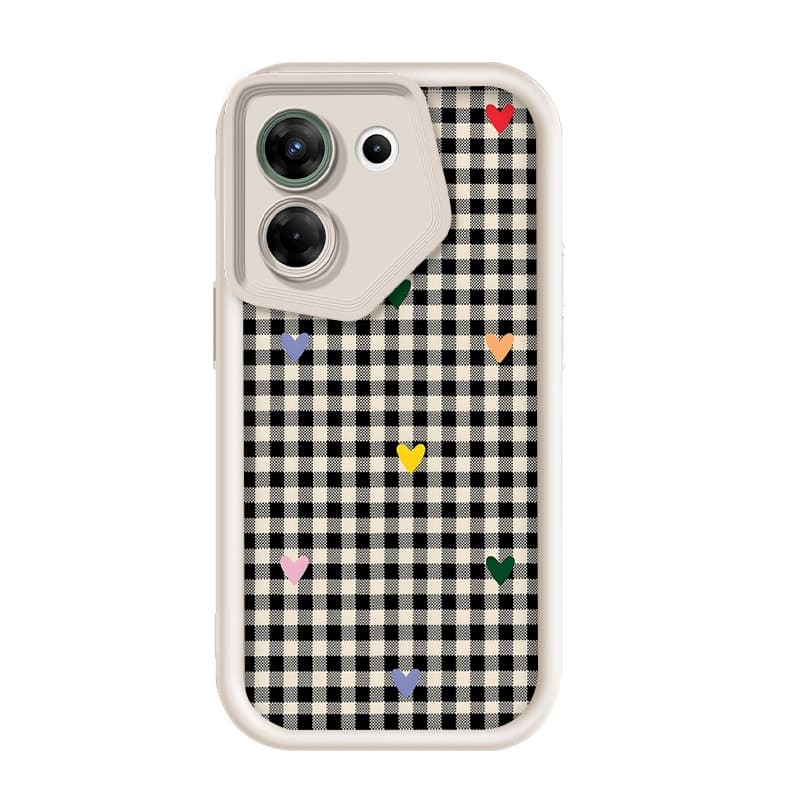 Para Tecno Camon 20 Pro 5G , Imagem De Amor De Grade , Capa De Telefone De silicone Anti-Queda