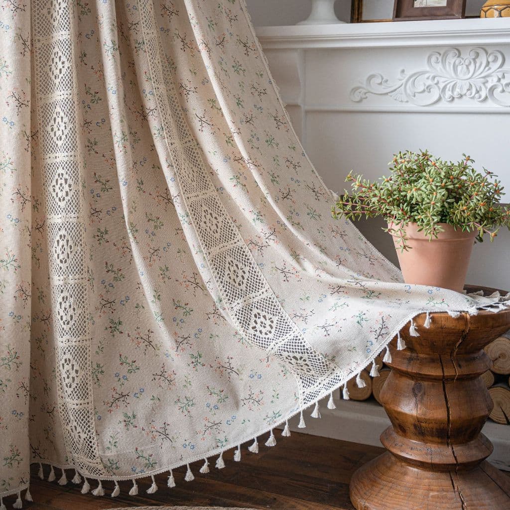 Cortinas românticas em estilo francês, proteção contra a luz, blackout, cortinas elegantes para sala de estar e quarto