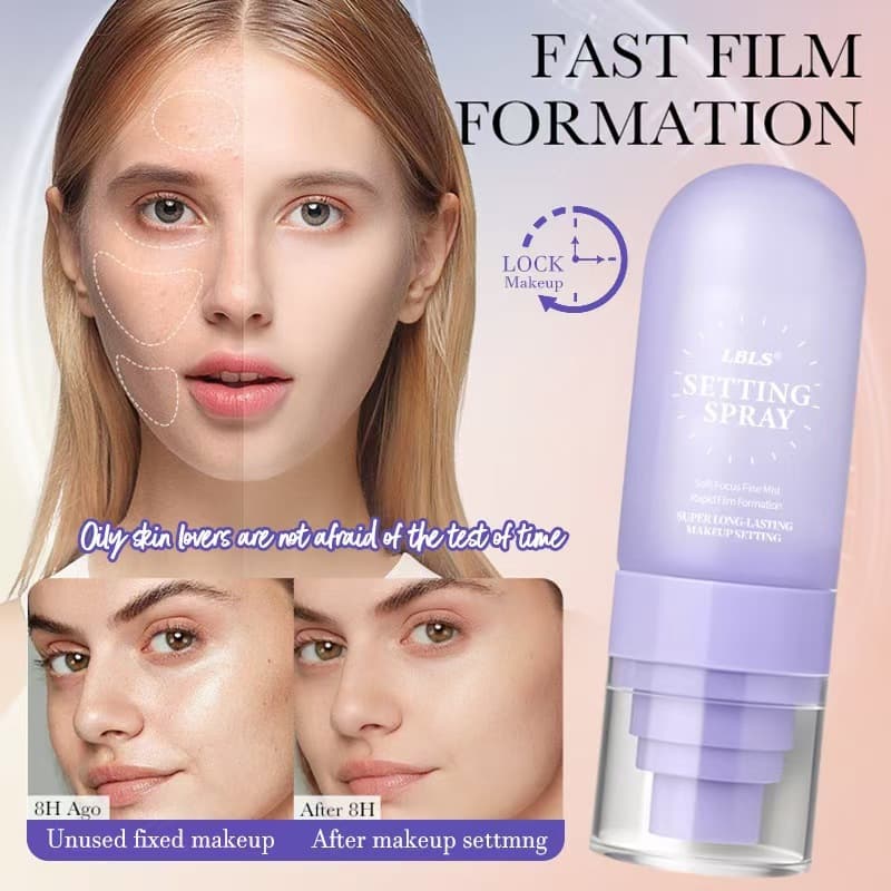 Sheglam LockD In Setting Spray De Secagem Rápida Maquiagem De Longa Duração Bloqueio De Óleo Horas De Controle