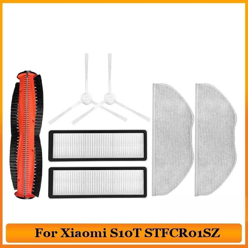 Acessórios De Escova De Rolo Para Xiaomi Robô Aspirador S10T STFCR01SZ Anti-Enrolamento Varrendo E Esfregar Pano De Esfr