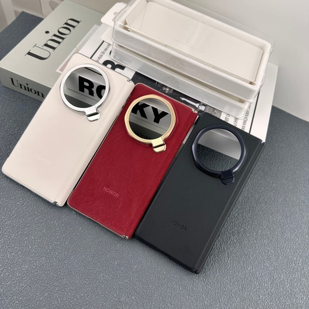 Original Para Honor Magic V6 Caso De Telefone Com Suporte Totalmente Envolto Protetor Anti Gota Ultra-Fino Escudo Trasei