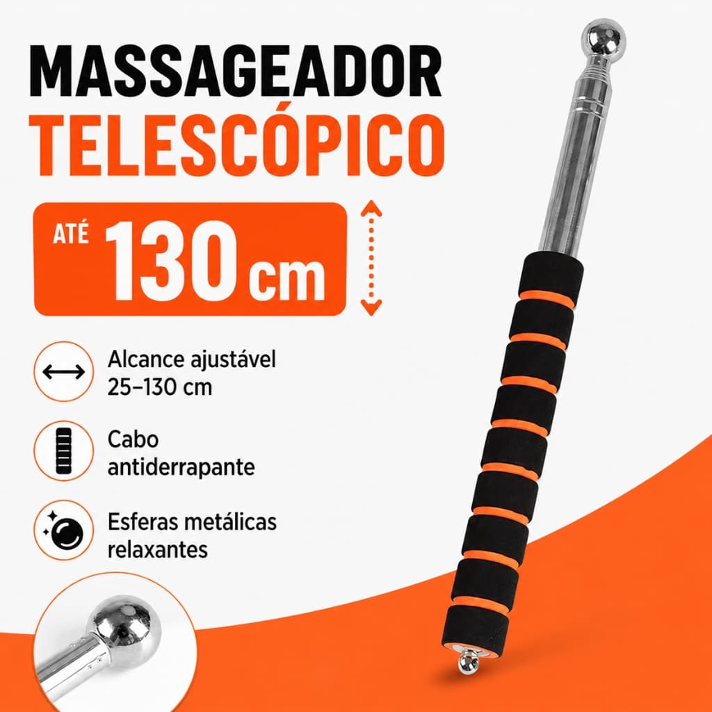Martelo de Impacto Ajustável 130cm | Teste de Paredes, Estruturas Vazias e Construção | Aço Reforçado Antichoque