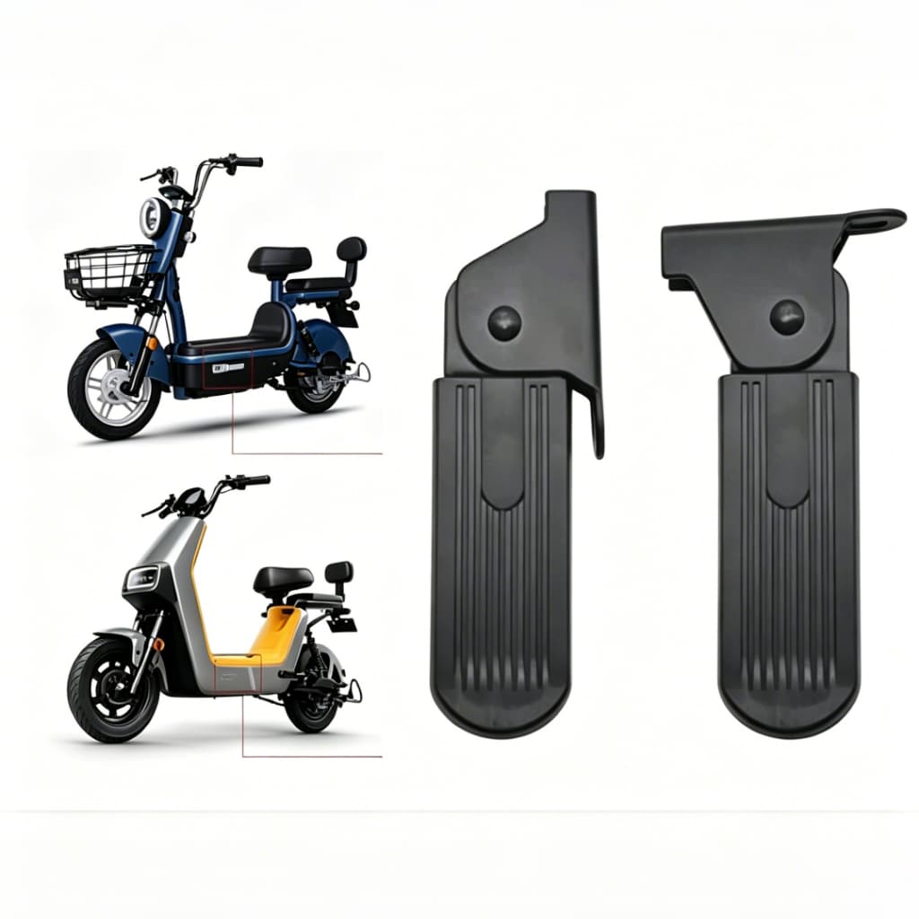 Apoio Pé Scooter Elétrica Pés Descanso Moto Elétrica 5cm
