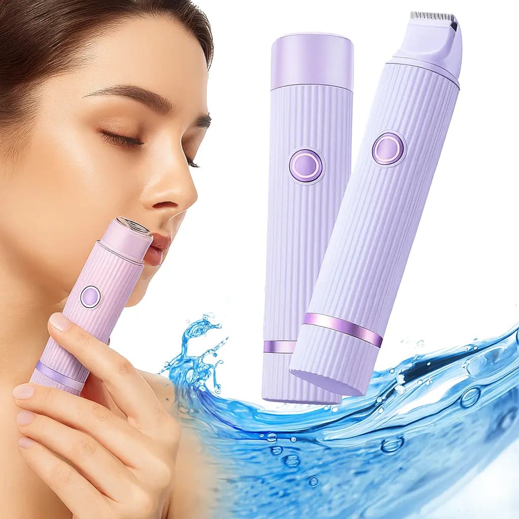 Depilador Sem Fio Recarregável Para Remoção De Pelos Faciais E Corporais