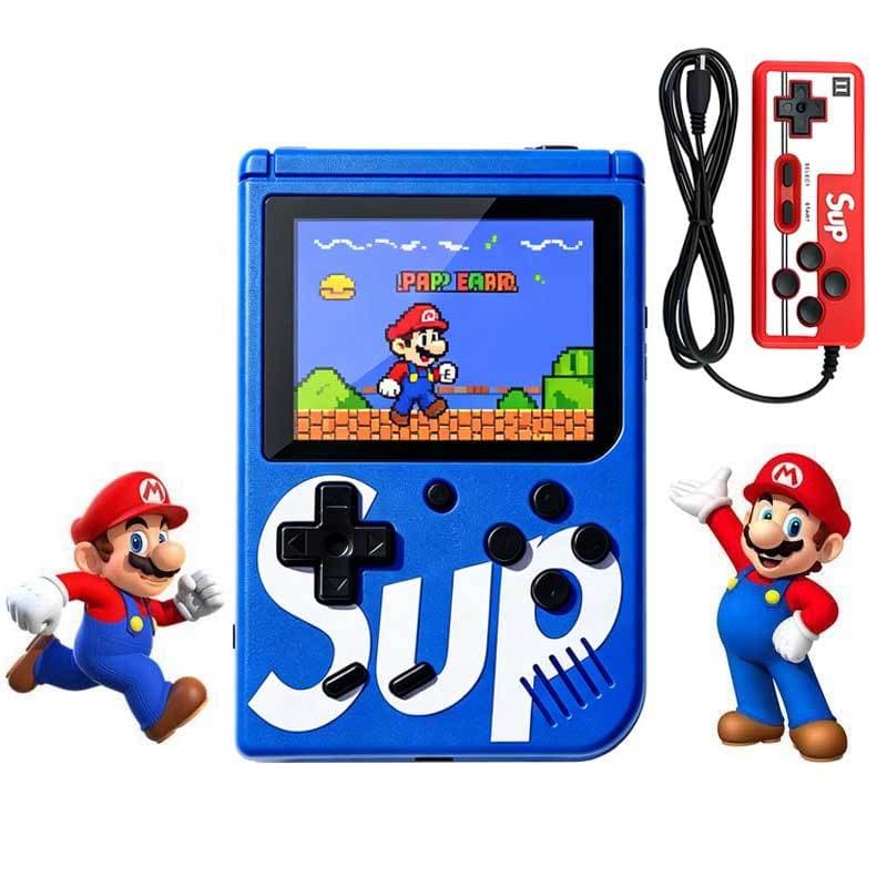 Mini Video Game Sup Game Box 400 Jogos Em 1 Portátil Jogos Antigos Clássicos Antigos Anos 80