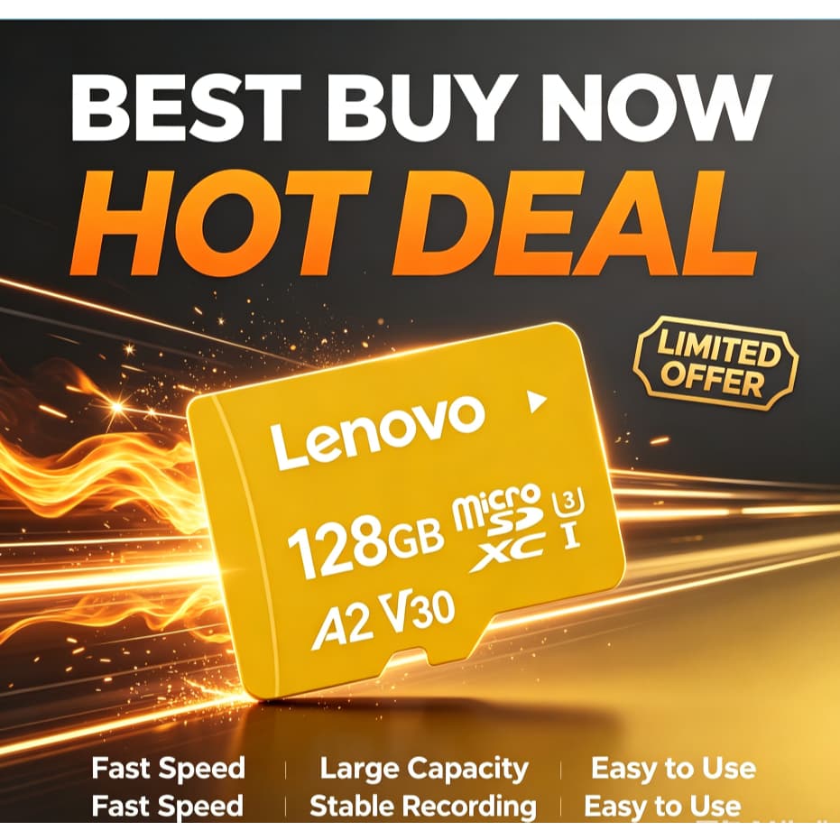 Novo Cartão De Memória De Alta Velocidade A2 V30 De 64 Gb 128 256 TF (MicroSD) Adequado Para smartphones , Vídeos De Vig