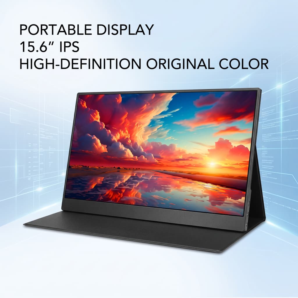 Tela secundária externa para Laptop Full HD IPS de 15.6 polegadas PS5/Switch