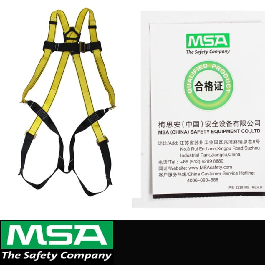 MSA 9301004 Cinto De Proteção Contra Quedas De Corpo Inteiro Workman