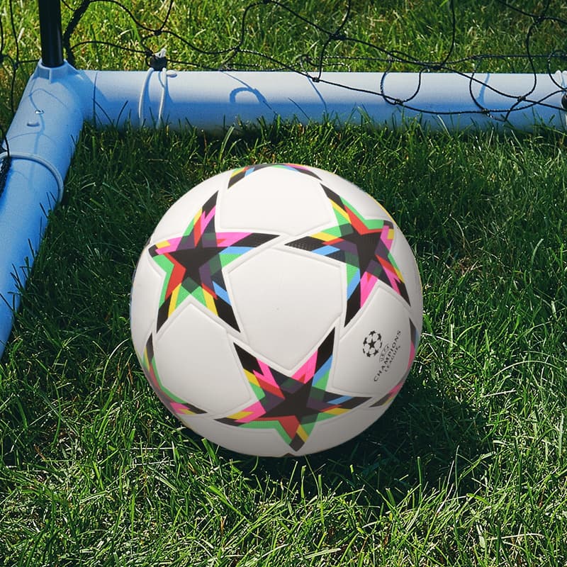 Bola De Futebol PU Tamanho Oficial De Alta Qualidade 5 , Sem Costura , Resistente Ao Desgaste , Ar Livre Para Treinament
