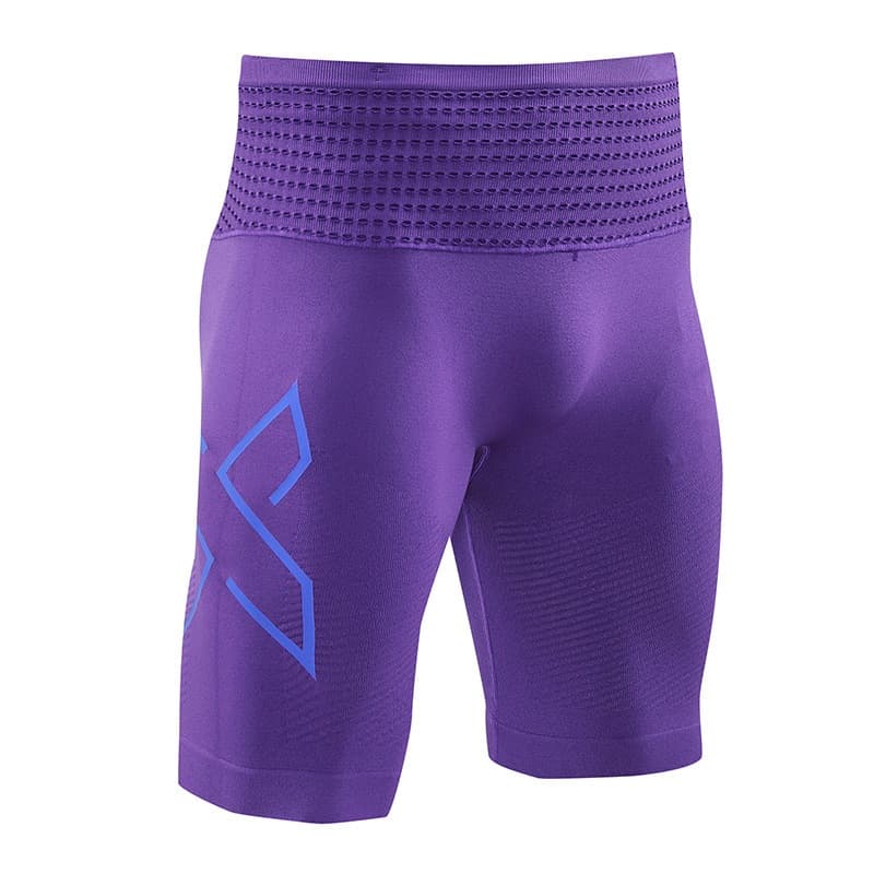 Cintura De Absorção De Suor Unidirecional De Corrida Masculina 360 ° shorts Apertados Pressurizados De Armazenamento Par