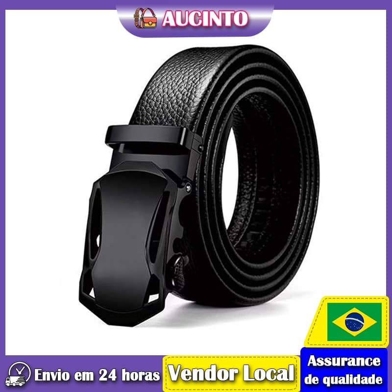 Cinto masculino Aucinto de negócios Casual All-Match fivela automática cinto masculino calças cinto