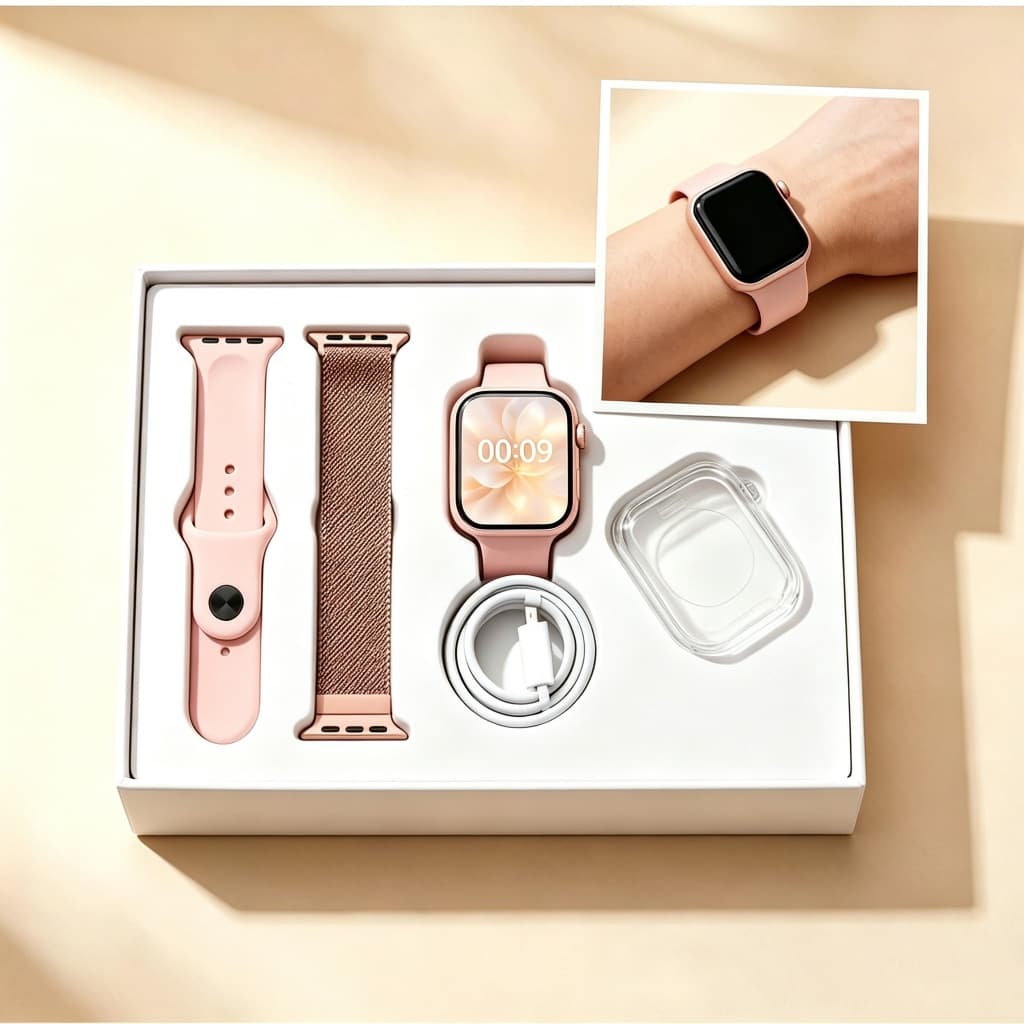 Monitor De Saúde Cardíaca Smartwatch Da Série , Alertas De Aplicativo , Android/iOS , Design Moderno