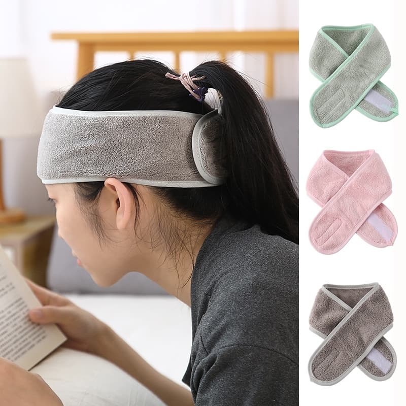 Acessório De Cabelo De Material De Toalha Macia – Faixa De Cabeça Versátil Para Lavar O Rosto , Banho E Maquiagem ; Tiar