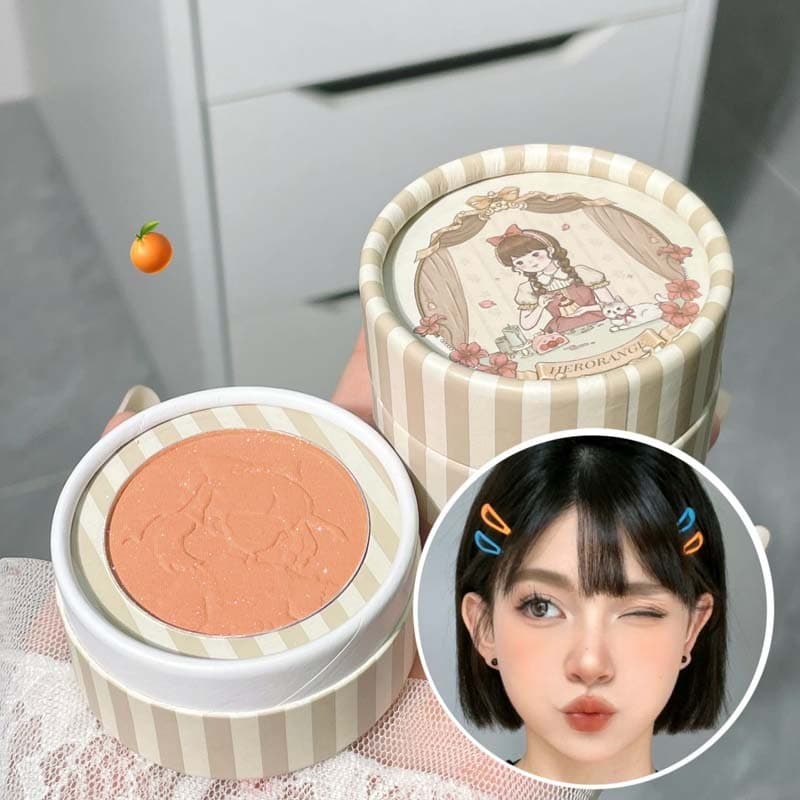 HerOrange HR595 Blush Em Relevo Doce E Selvagem