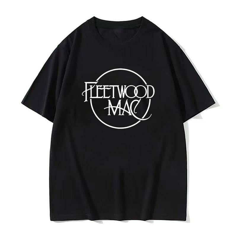Rock band Frotawood Mac 100 % Algodão Álbum Capa Gráfico Tshirt Das Mulheres Dos Homens Camisas 2026 Novo Verão Primaver