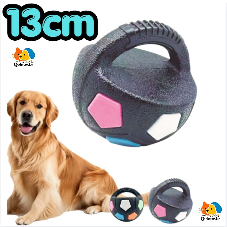 Bola de Brinquedo para Cães Flutuante à Prova D'Água Resistente a Mordidas Treinamento Interativo Piscina