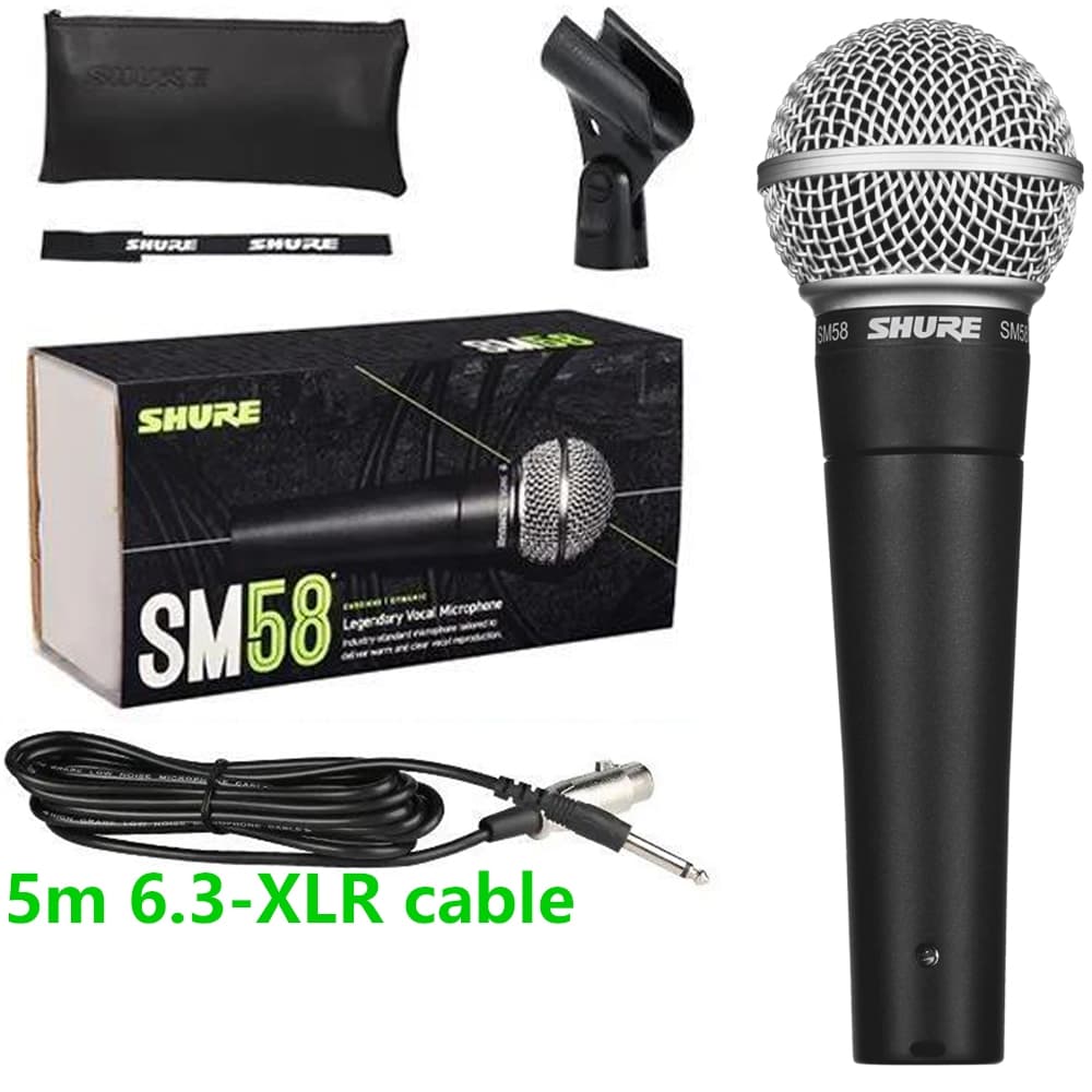 [Venda Quente E Frete Grátis] Tiktok Transmissão Ao Vivo Microfone  sm58 sm58 vocal Superior Para Canto De Palco
