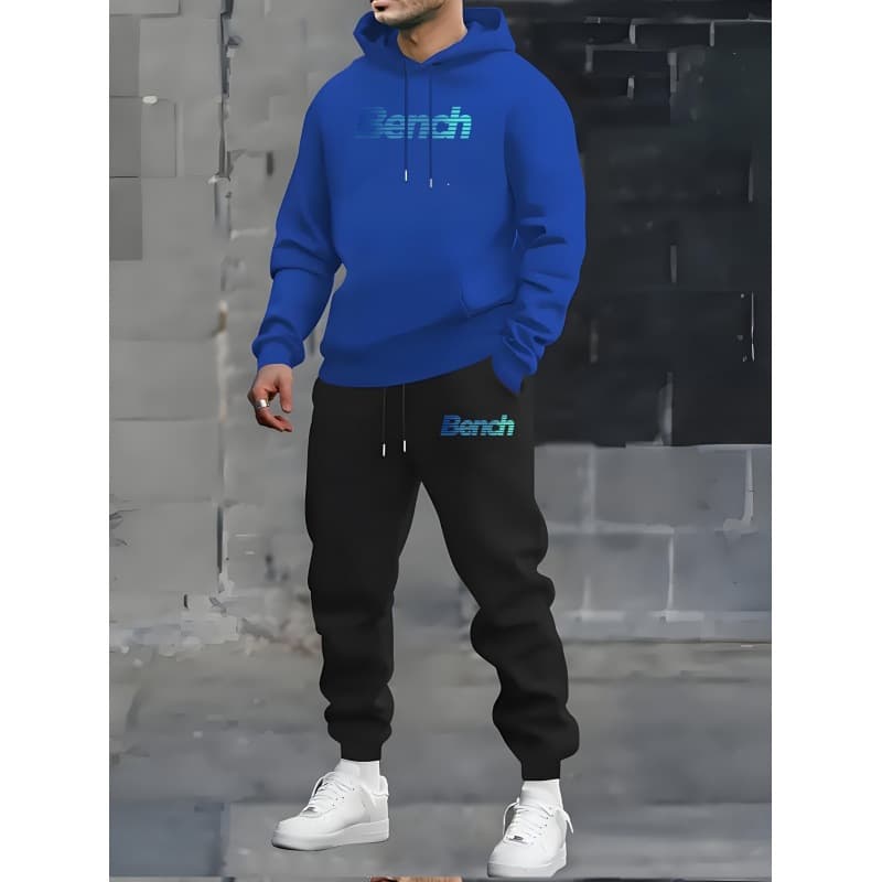 T na moda masculino terno esportivo casal com capuz comércio exterior carta impressão Casual moletom terno primavera out