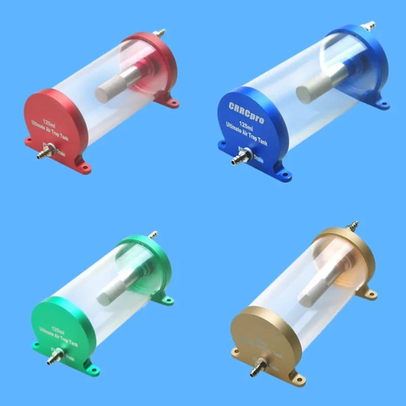 1 Pçs CNC Feito Tanque De Combustível Transparente Anti-Bolha 125ml Para RC Jet Avião Modelo Brinquedos