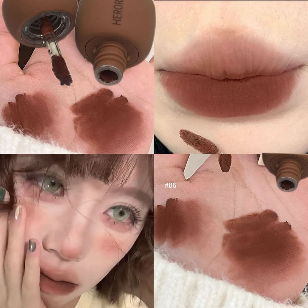 HerOrange HR818 Lama Labial De Cor Com Fechadura De Seda