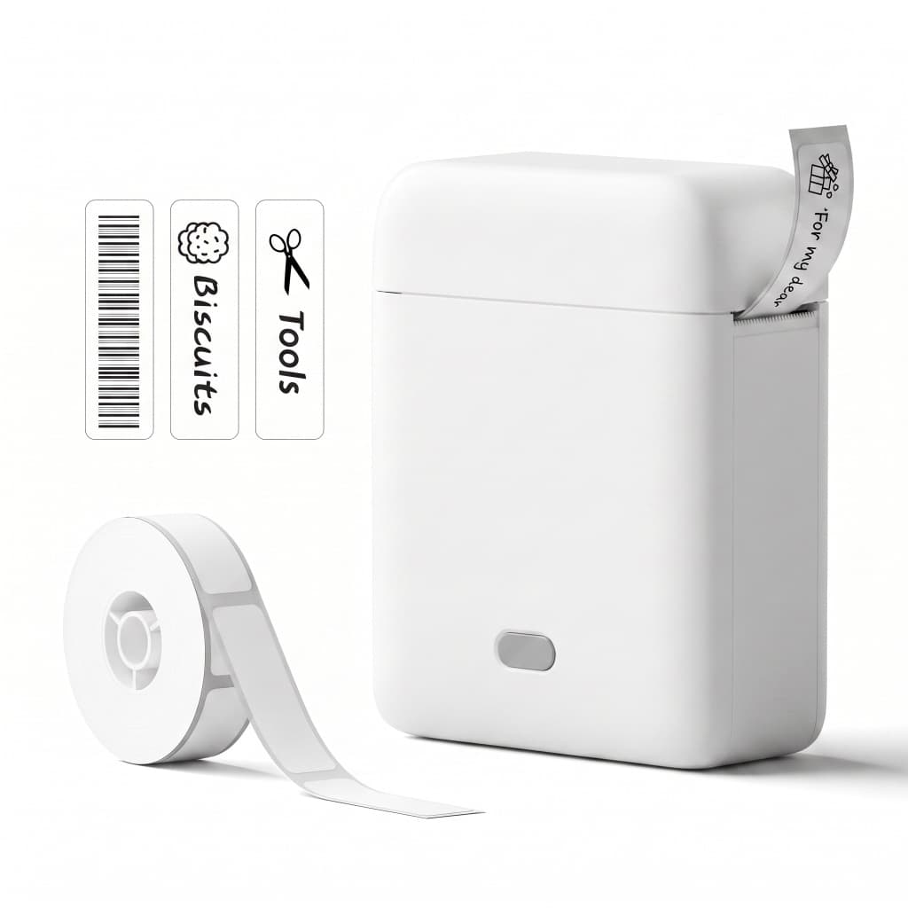 Impressora Térmica Portátil De Etiquetas Bluetooth L12 | Organizador Doméstico , Cozinha E Pessoal , Vem Com 1 Rolo