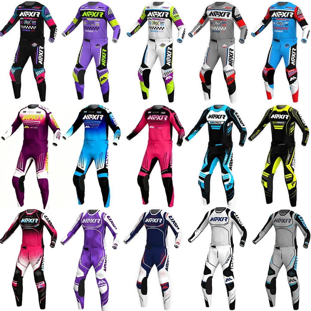 MFXR 2026 Conjunto De Engrenagens Dirt Bike Motocross Motocicleta Combo Off Road Jersey Calças Terno Adulto 26 Cores