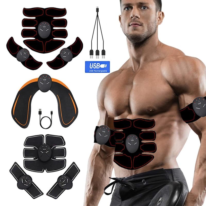 Estimulador Muscular Inteligente Elétrico Nádegas Hip Trainer Toner Treinador Abdominal Corpo Emagrecimento Massageador