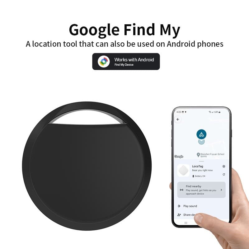 Usado para Google Android iTag encontrar dispositivo anti-perdido localizador Item para animais de estimação ferramenta
