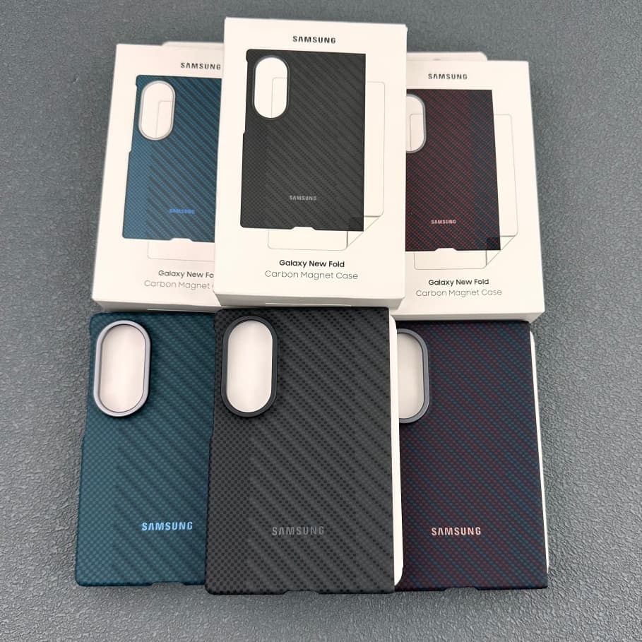 Original Kevlar Caso De Fibra De Carbono Para Samsung Galaxy Z Nova Dobra 8 fold8 Ultra Anti Gota-Fino Casca Dura fold8
