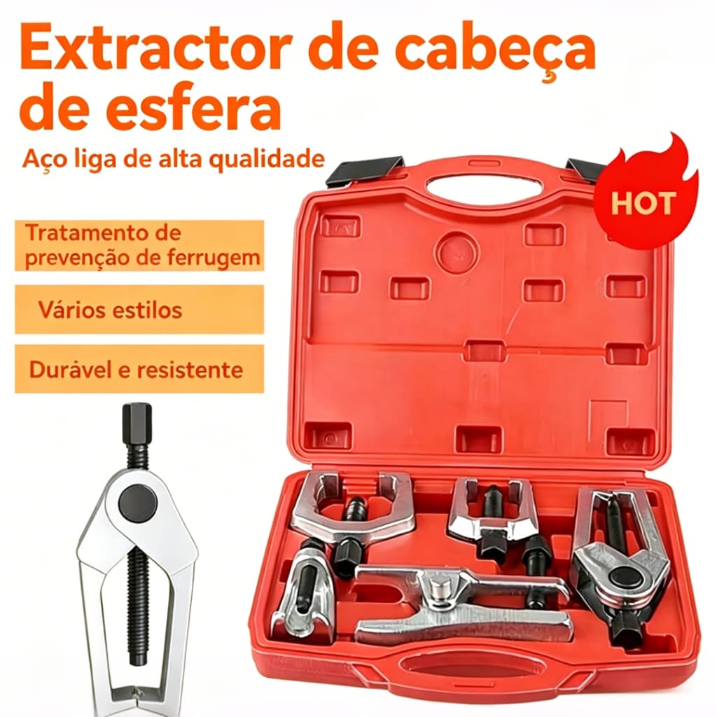 Extrator De Braço Pitman Separador De Junta Esférica 5 Peças Lançamento Promoçao