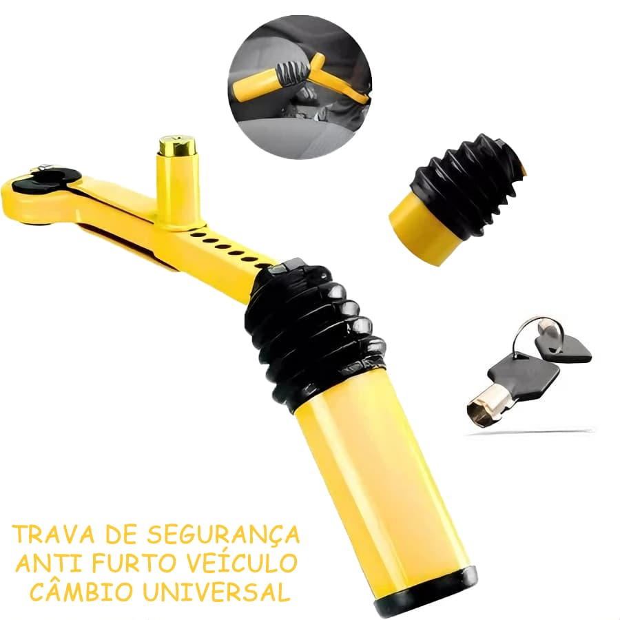 TRAVA DE SEGURANÇA ANTI FURTO VEÍCULO CÂMBIO UNIVERSAL