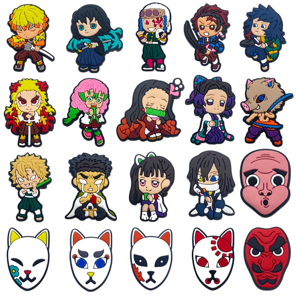 MEIDJ , Amuletos De Sapato , 20 Peças De Tamancos De Personagem De anime De Desenho Animado Fofo , Acessórios Decorativo