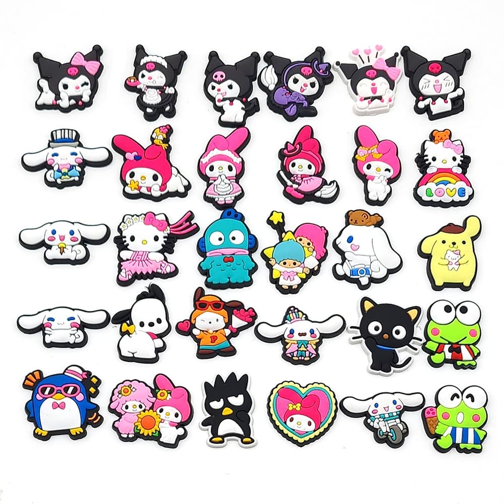 MEIDJ , Amuletos De Sapatos , 30 Peças De Tamancos De Personagens De anime Fofos De Desenho Animado , Acessórios Decorat
