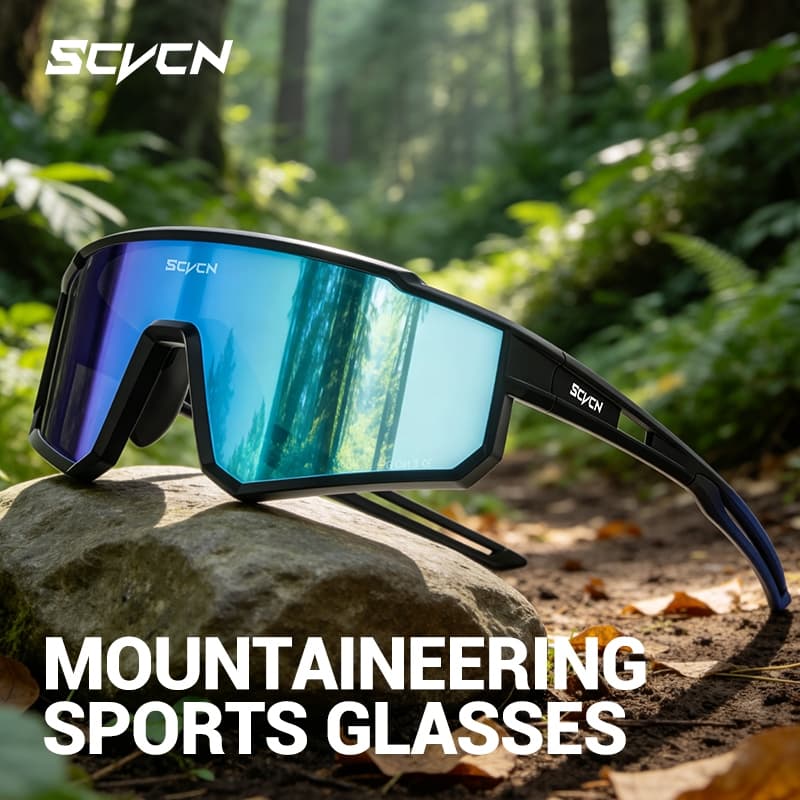 SCVCN Óculos De Sol Esportivos Polarizados TAC Sandwich Lente Polarizada UV400 Anti-Reflexo Pesca Ao Ar Livre Montanhism