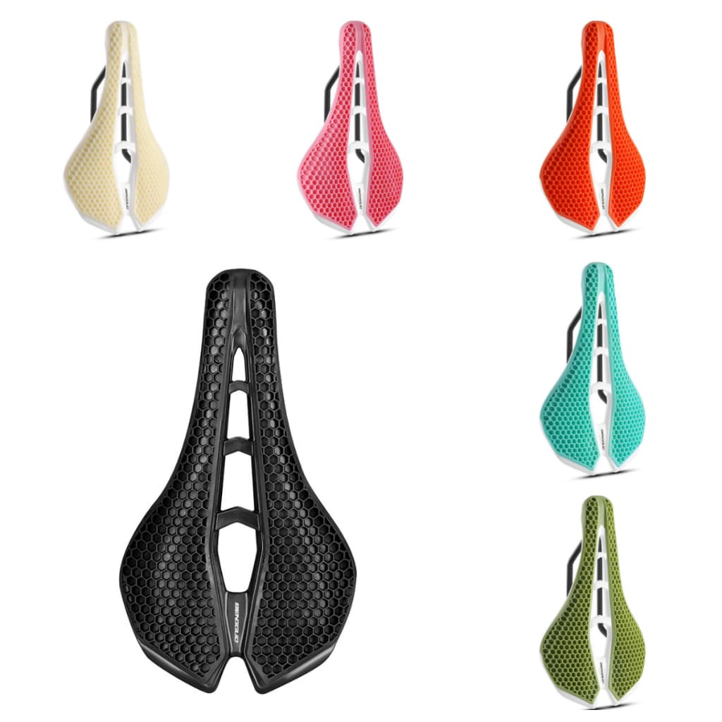 Sela De Bicicleta 3D Ultraleve Almofada De Fibra Carbono Oco Absorção Choque Respirável MTB Assento Corrida Ciclismo Ace