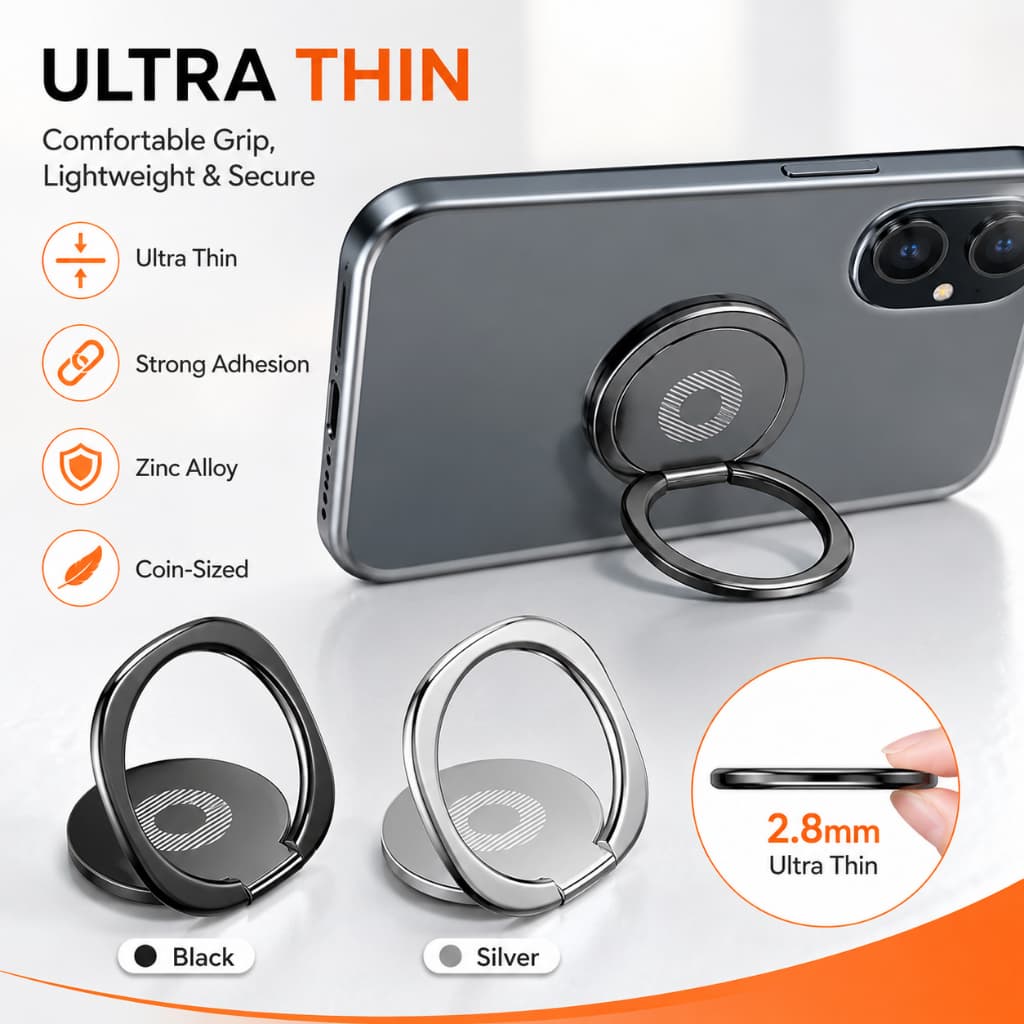 Anel de celular, suporte giratório, acessório para celular, suporte adesivo, anel anti-queda, suporte universal para sma