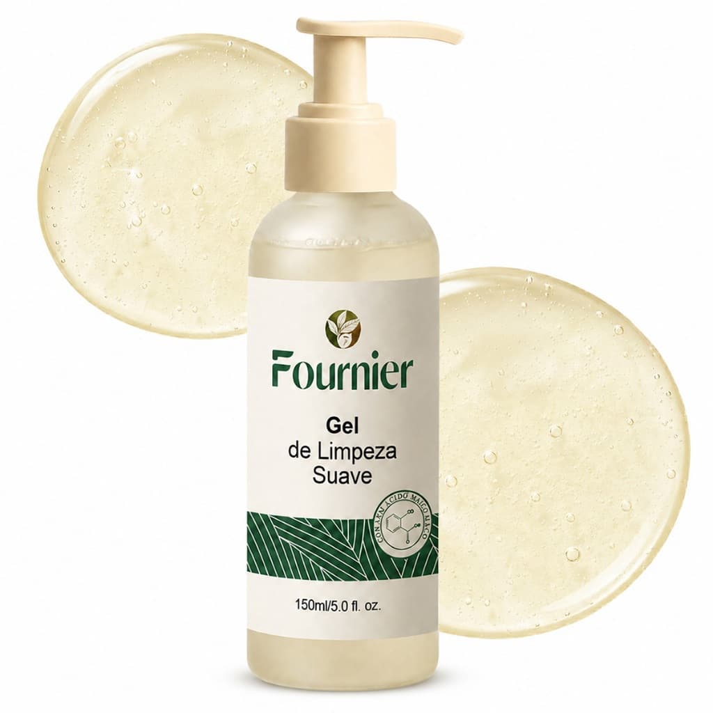 Fournier Gel de Limpeza Facial 0,5% Ácido Salicílico Reduz Cravos e Oleosidade Limpeza dos Poros
