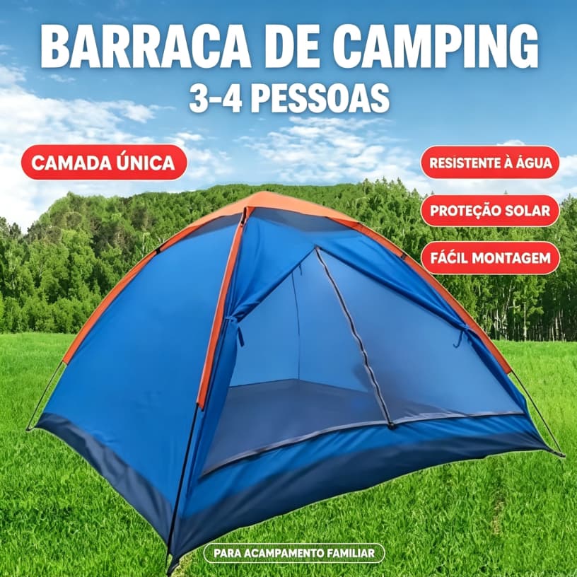 Tenda 53/3-4 Pessoas Azul