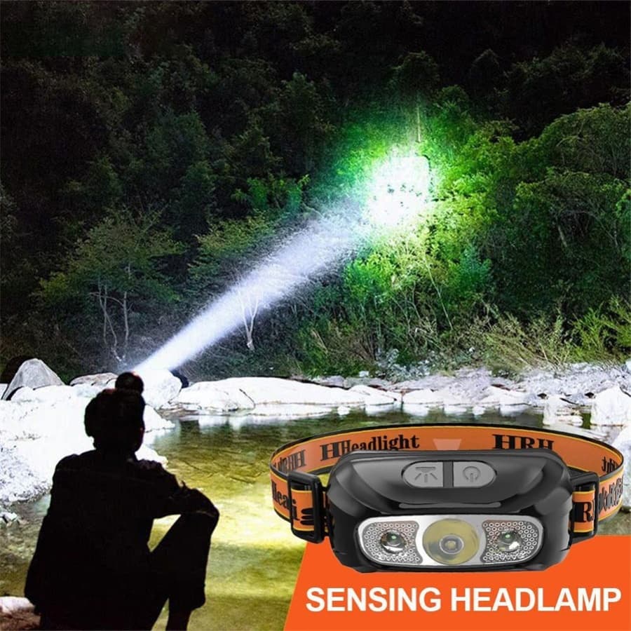 Sensor farol novo estilo LED farol de indução de onda-sensor laranja tipo A