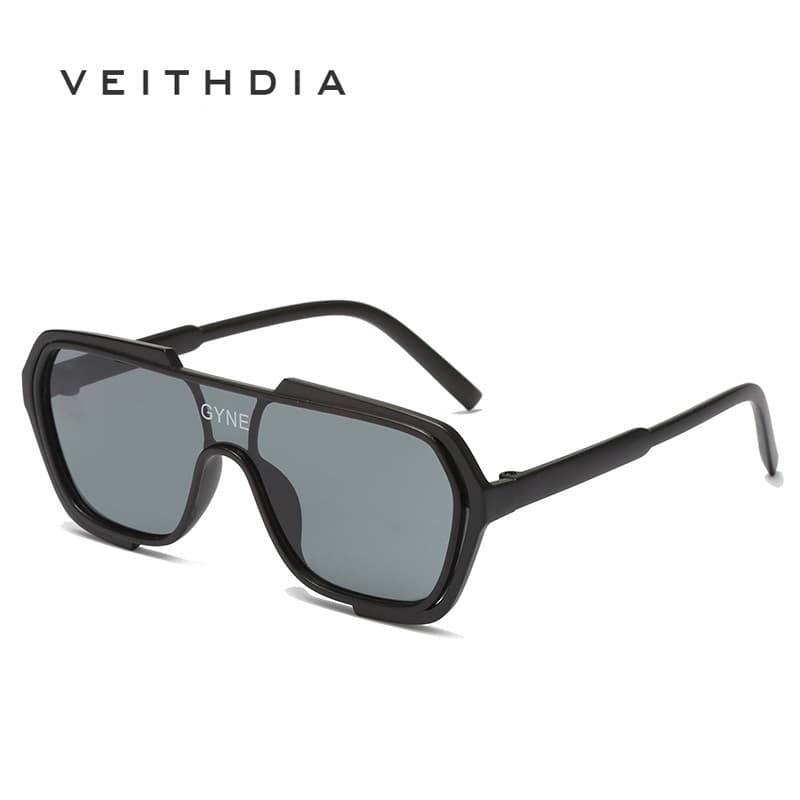 Óculos De Sol Unissex VEITHDIA Infantil Anti-UV Com Armação Quadrada Na Moda Estilo Rua Tons Versáteis Gj859