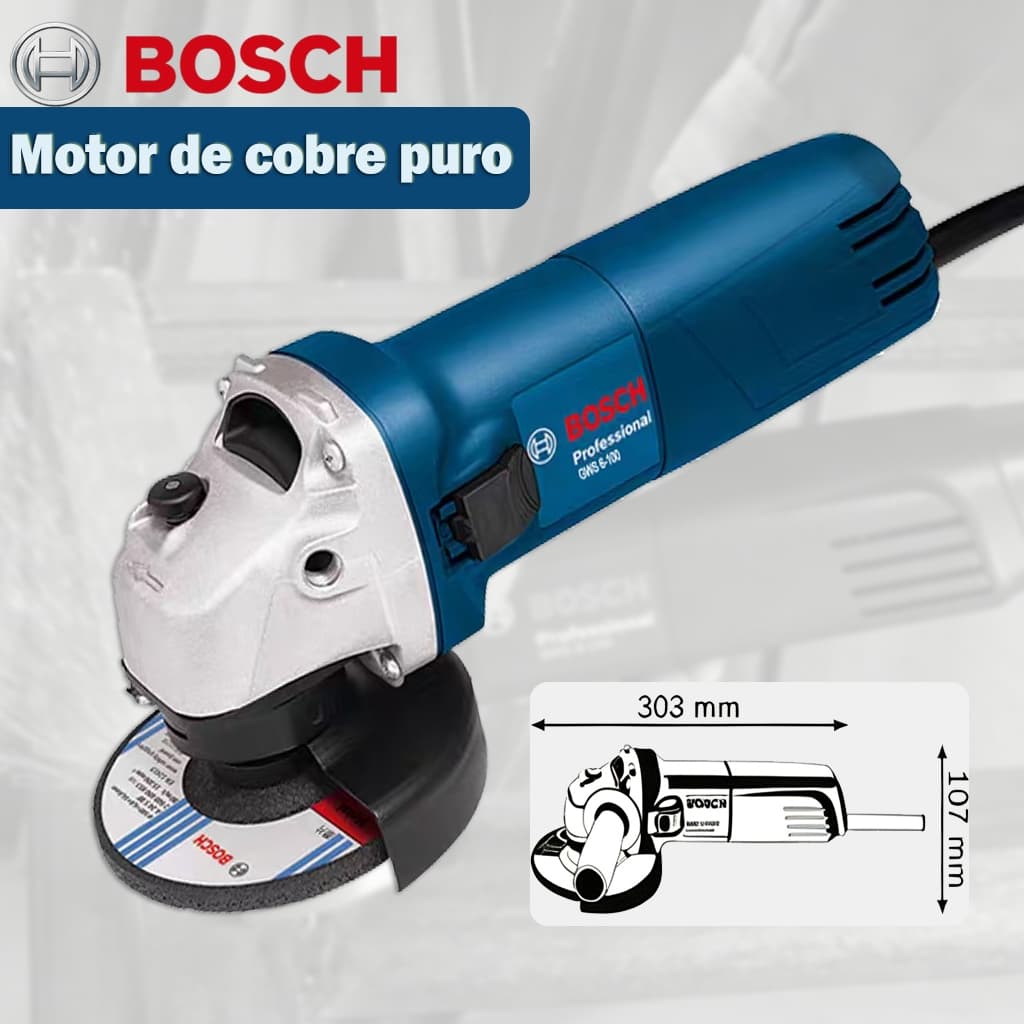 Esmerilhadeira bosch Lixadeira Angular GWS6-100 profissional cortar e polir 110V/220V 1000W