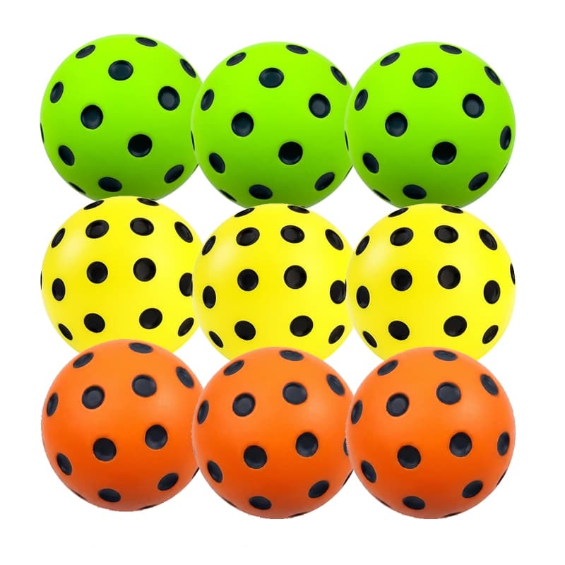 Bolas De Pickleball Para Exterior , Pacote Com 6 Unidades E Bolsa De Tela