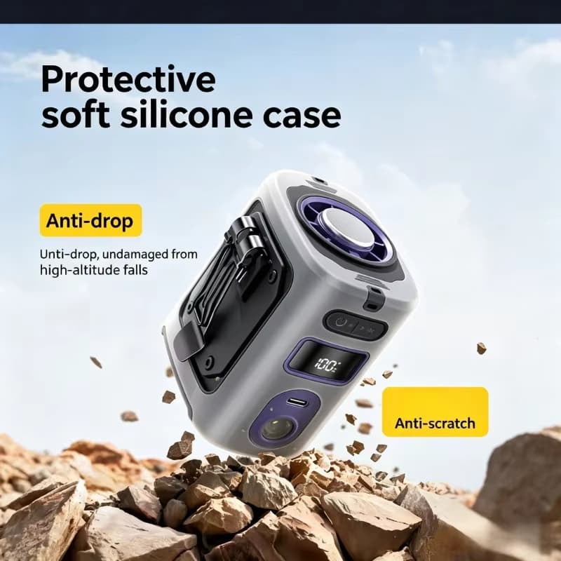 2026 Ventilador De Cintura De Refrigeração Semicondutor Atualizado , Mini Refrigerador De Ar Pessoal Recarregável USB Po