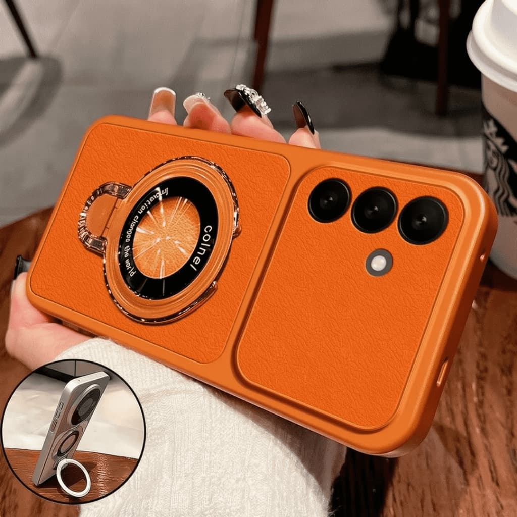 Samsung A57 A37 A17 A56 A16 A36 A55 A54 A53 A52 A14 A15 A23 A34A35 Silicone Macio Couro Do Plutônio Capa Suporte capinha