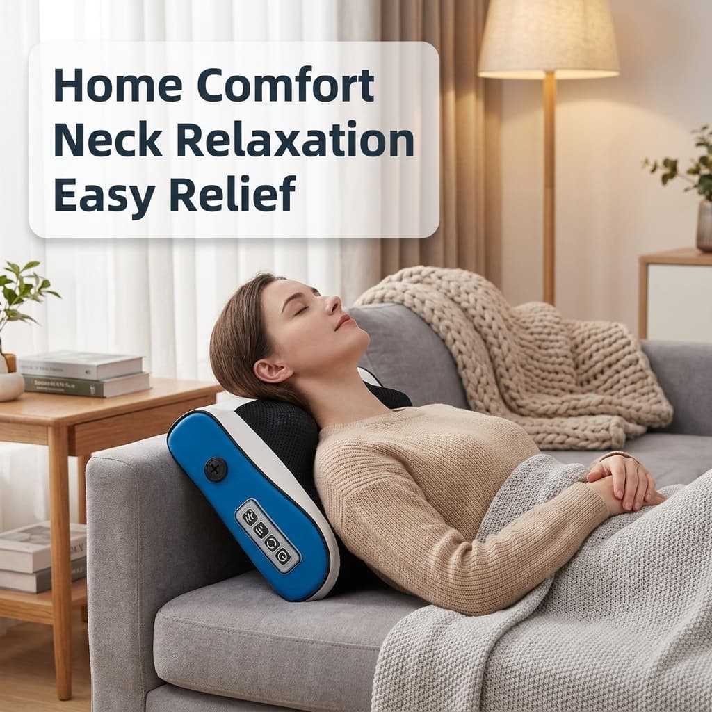 Ferramenta Elétrica Massageadora De Pescoço Para Pressionar E Amassar Tecidos Profundos Relaxar Músculos Aliviar A Fadig
