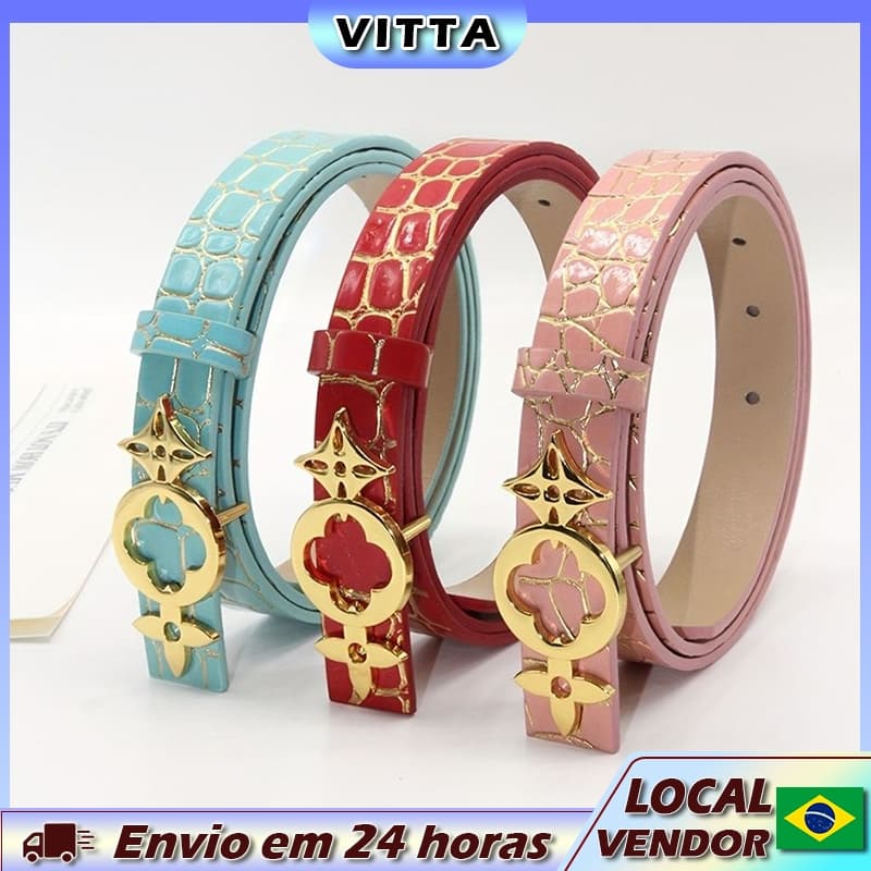 VITTA Senhoras Simples Casual Cinto Moda Cinto Novos Jeans
