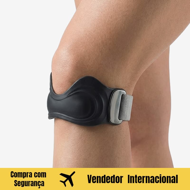 JC Silicone Patela Cinto Joelheiras Esportivas Correndo Menisco Absorção de Choque Fixa Ajustável Patela Joelheiras