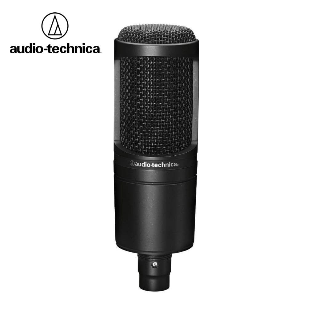 Microfone Audio-Technica serie 20 AT2020 Condensador Cardioide cor preto