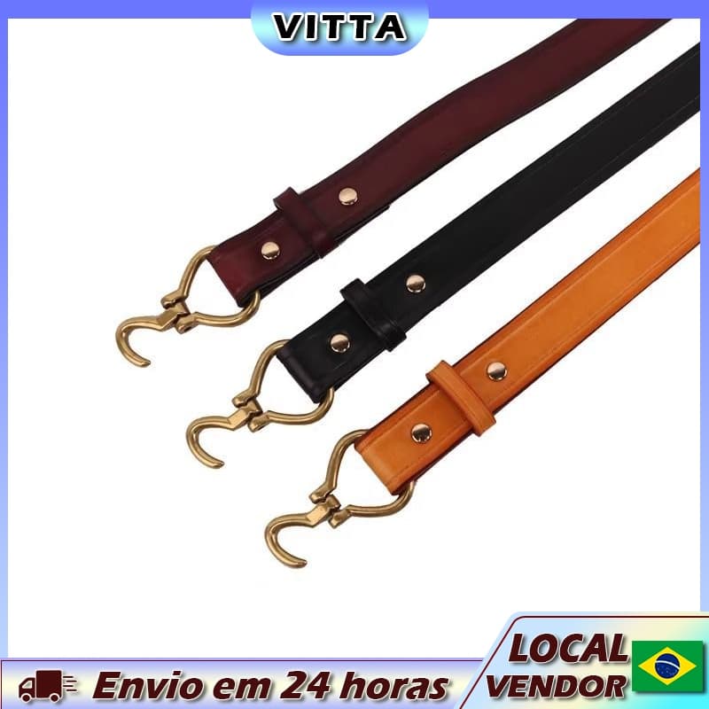 Cinto VITTA feminino Jeans All-Match simples saia decorativa Retro cinto pu